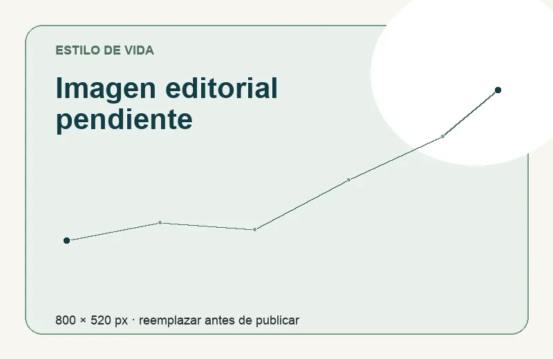 Composición editorial para un contenido sobre estilo de vida